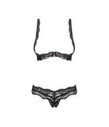 Luvae Ensemble ouvert 2 pcs  - Noir
